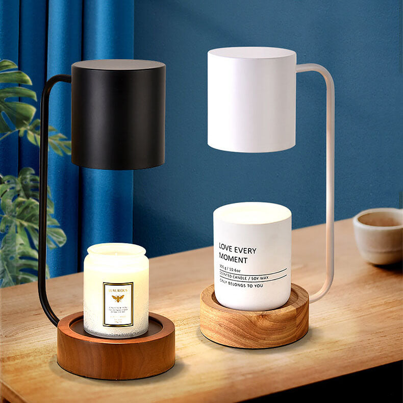 Table Lamp – Japanese Minimalist Wood & Metal Design