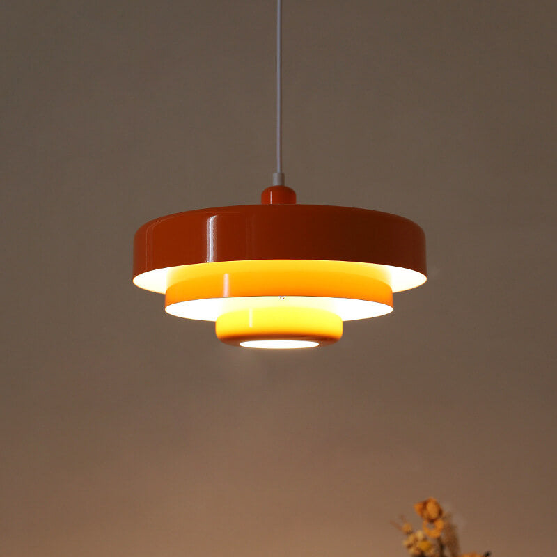 Multi-Layered Pendant Lamp – Nordic Retro Hanging Light