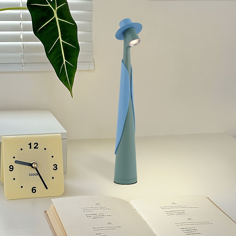 Hat Desk Lamp – Rechargeable Touch LED Light