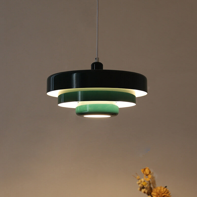 Multi-Layered Pendant Lamp – Nordic Retro Hanging Light