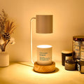 Candle Warmer Lamp – Japanese Wood Base Dimmable Wax Melter