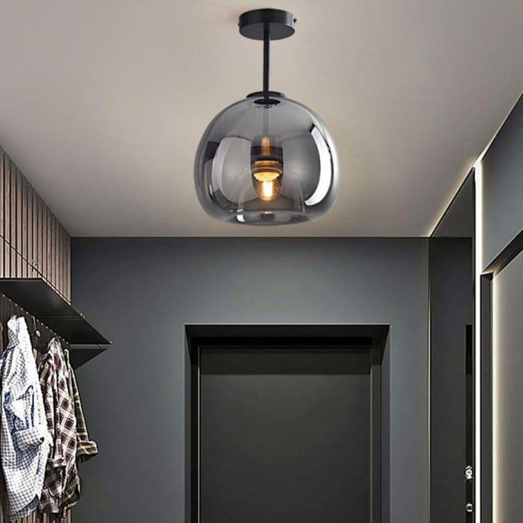 Glass Ball Ceiling Light – Nordic Semi-Flush Mount