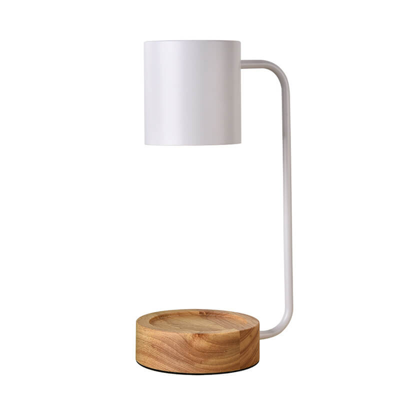 Candle Warmer Lamp – Japanese Wood Base Dimmable Wax Melter
