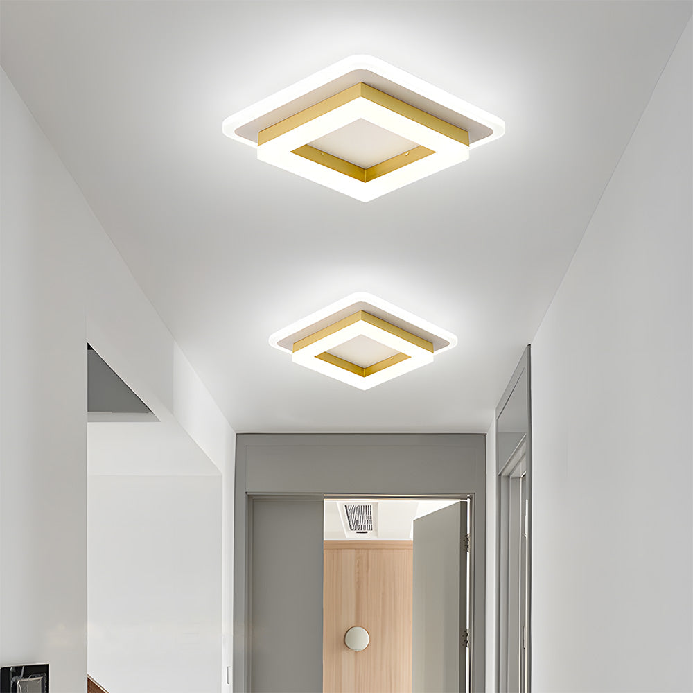 Square LED Ceiling Light – Modern Flush Mount