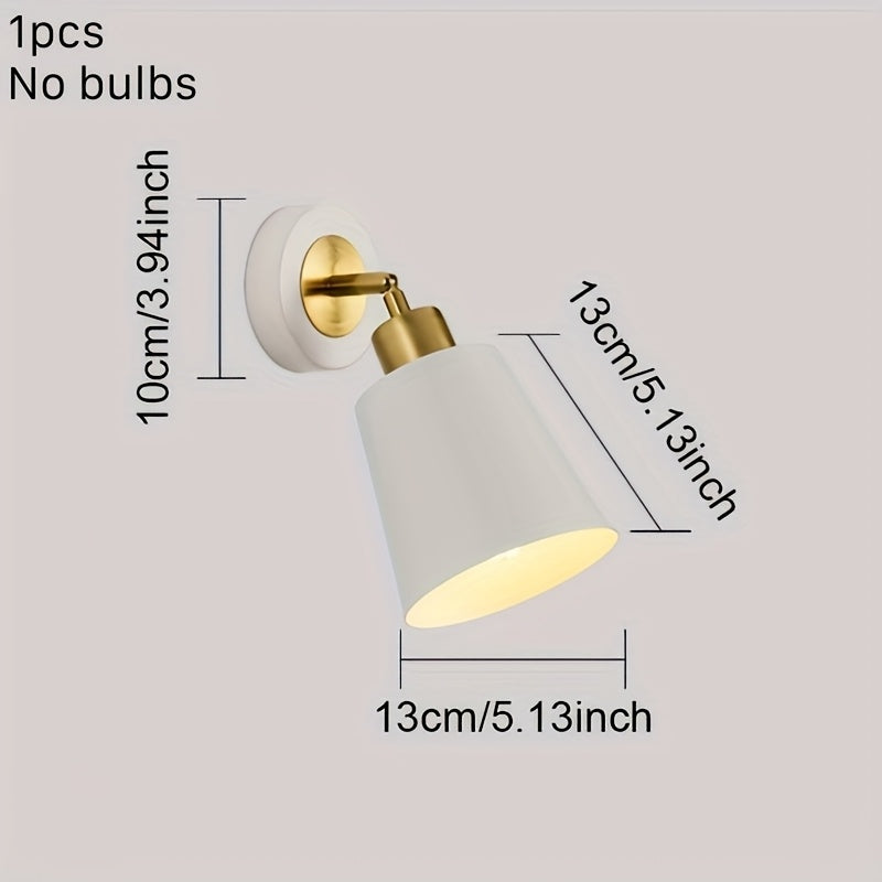 Metal Wall Sconce – Adjustable Bedroom Reading Lamp