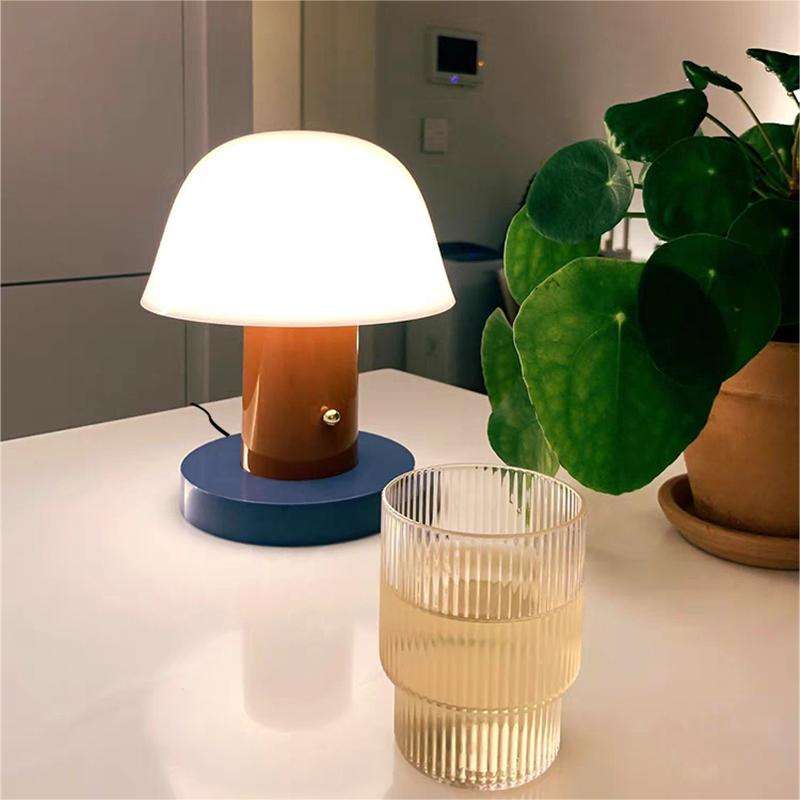 Mushroom Table Lamp – Rechargeable LED Bedside Light