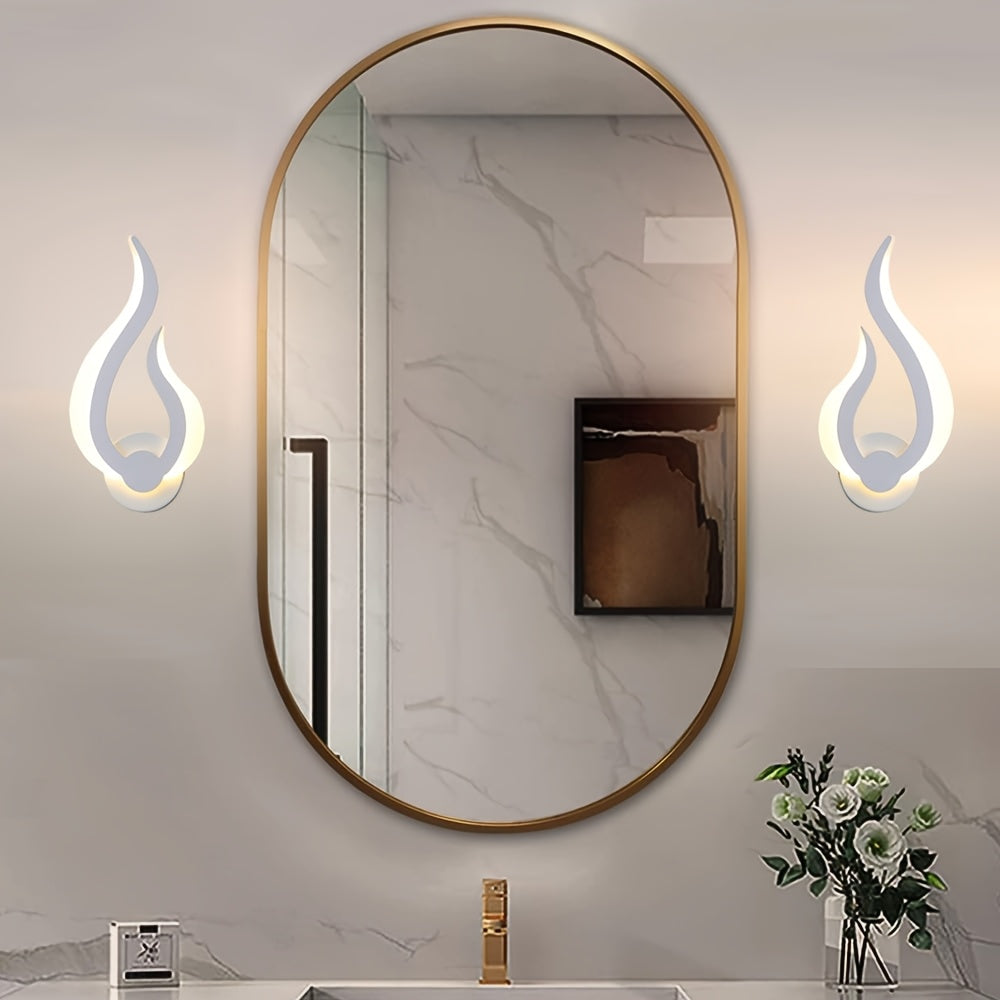 Flame LED Wall Light – 10W Warm White Sconce