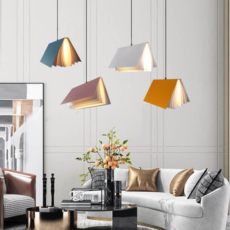 Book Pendant Light – Novelty Ceiling Lamp
