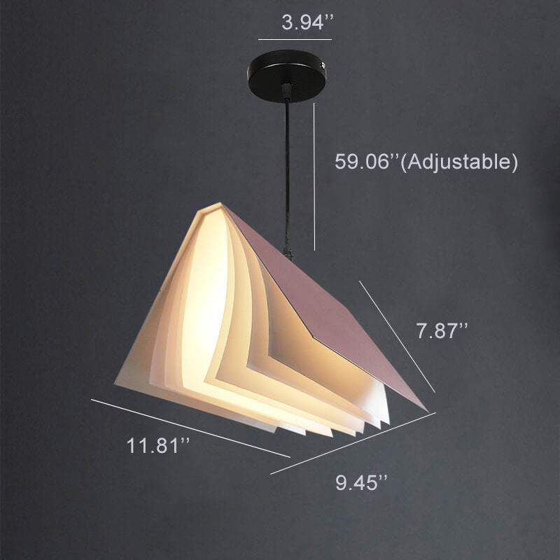 Book Pendant Light – Novelty Ceiling Lamp