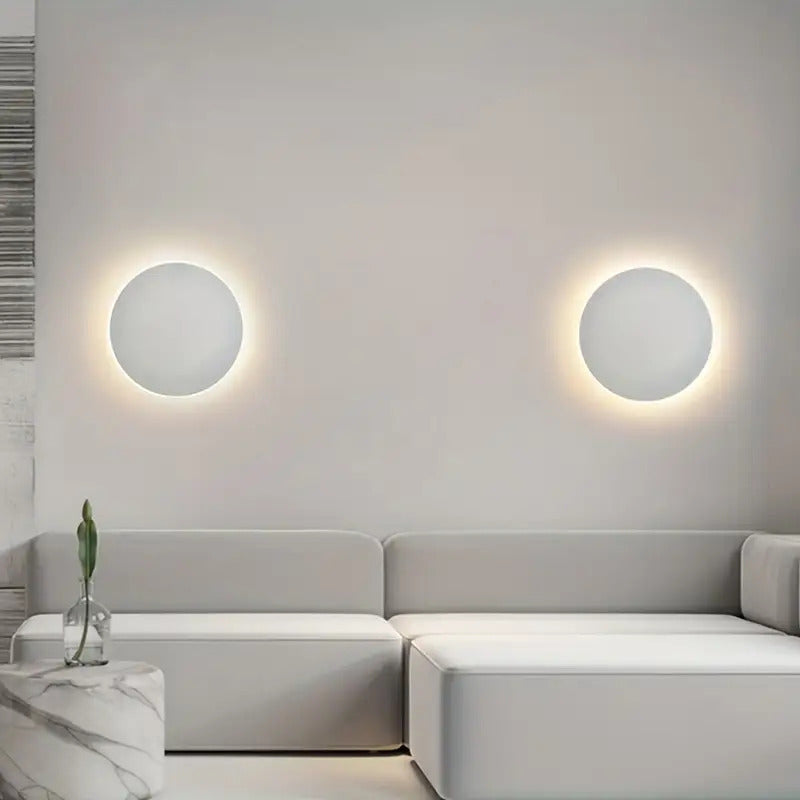 Round LED Wall Light – Nordic Minimalist Sconce