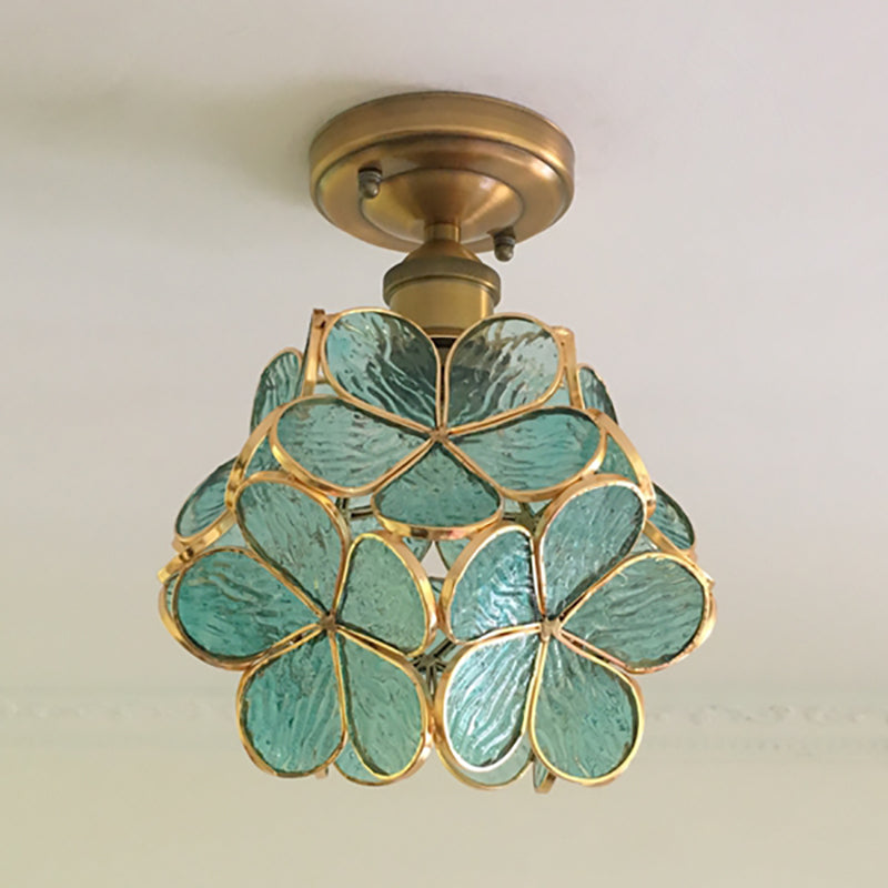 Flower Ceiling Light – Colourful Retro Flush Mount