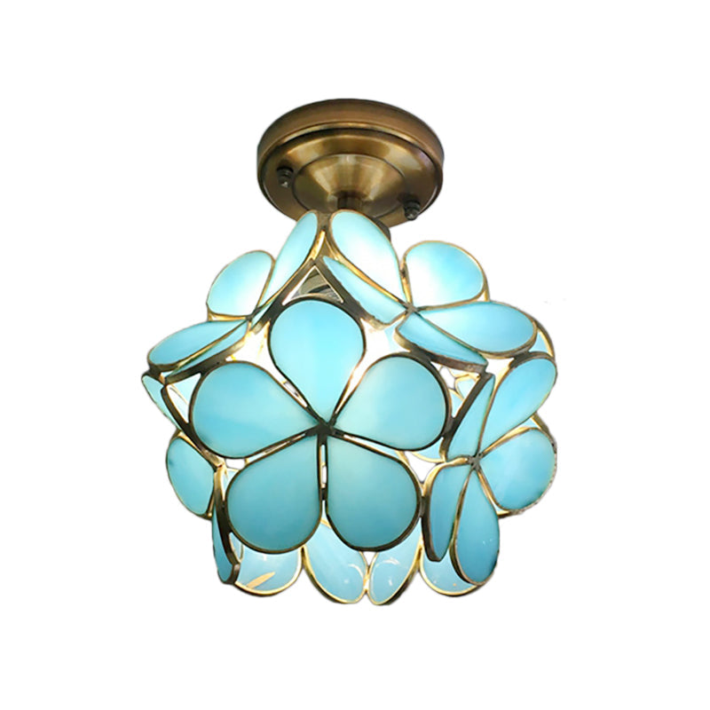 Flower Ceiling Light – Colourful Retro Flush Mount