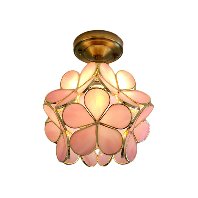 Flower Ceiling Light – Colourful Retro Flush Mount