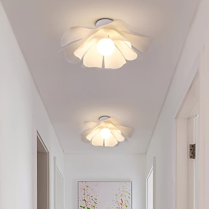 Petal Ceiling Light – Floral Semi-Flush Mount Fixture