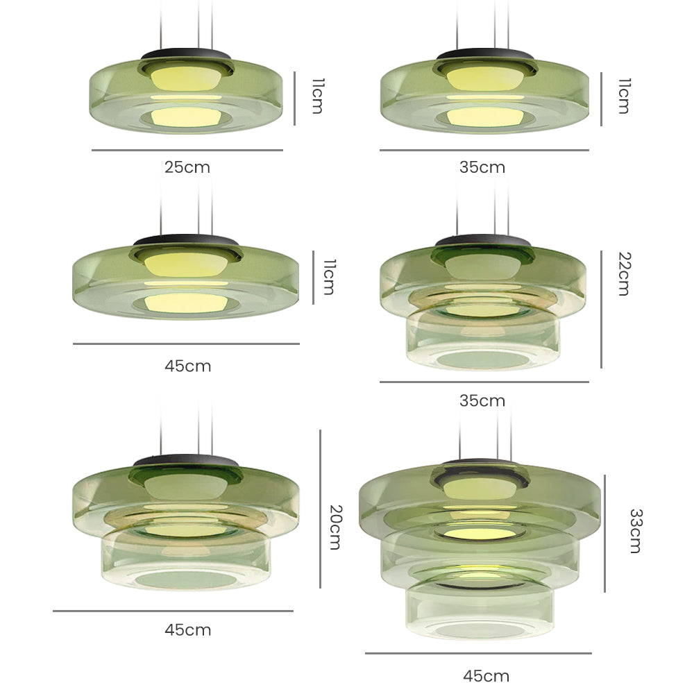 Glass Pendant Lamp – Bauhaus Hanging Light