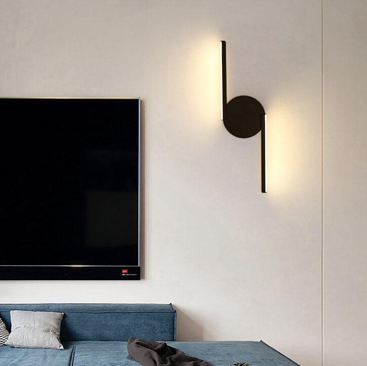 Curved LED Wall Light – Minimalist Arc Sconce
