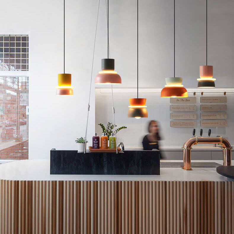 Macaron Pendant Light – Colourful Nordic Hanging Lamp