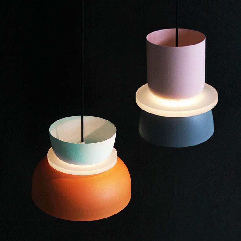 Macaron Pendant Light – Colourful Nordic Hanging Lamp