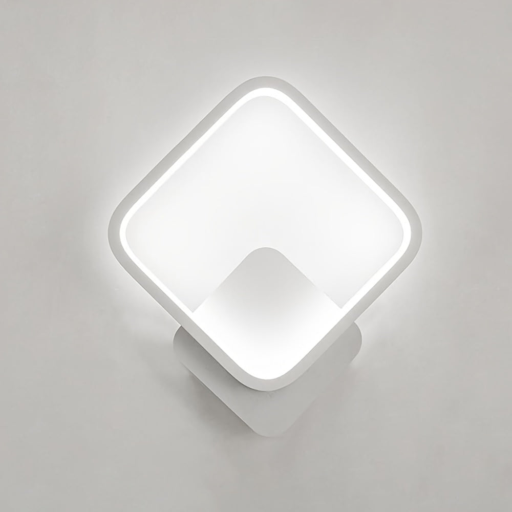 Square LED Wall Lamp – Geometric Minimalist Sconce