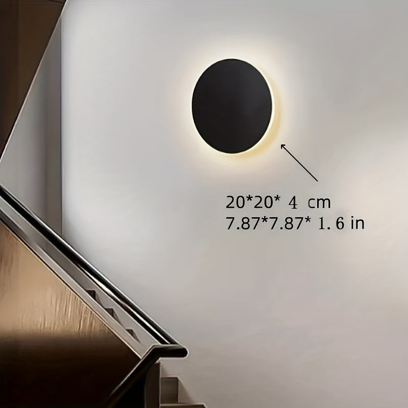 Round LED Wall Light – Nordic Minimalist Sconce