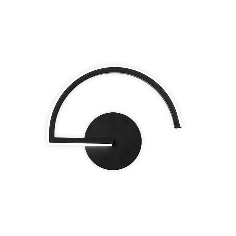 Curved LED Wall Light – Minimalist Arc Sconce