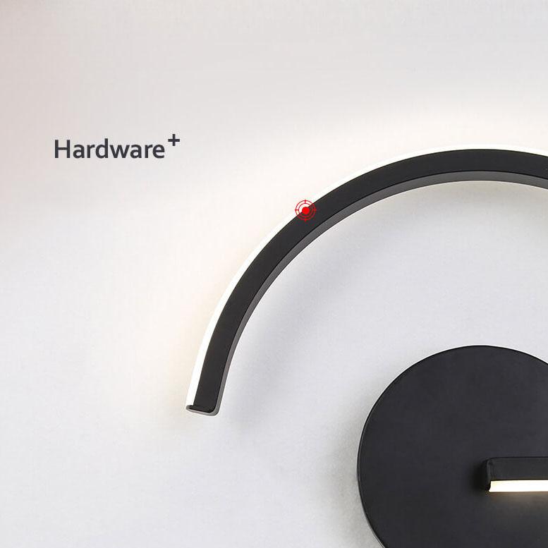 Curved LED Wall Light – Minimalist Arc Sconce