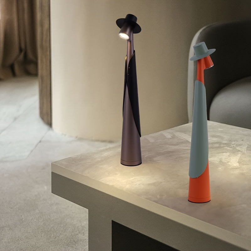 Hat Desk Lamp – Rechargeable Touch LED Light