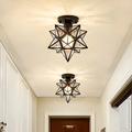 Geometric LED Ceiling Lamp – Star Design Fixture