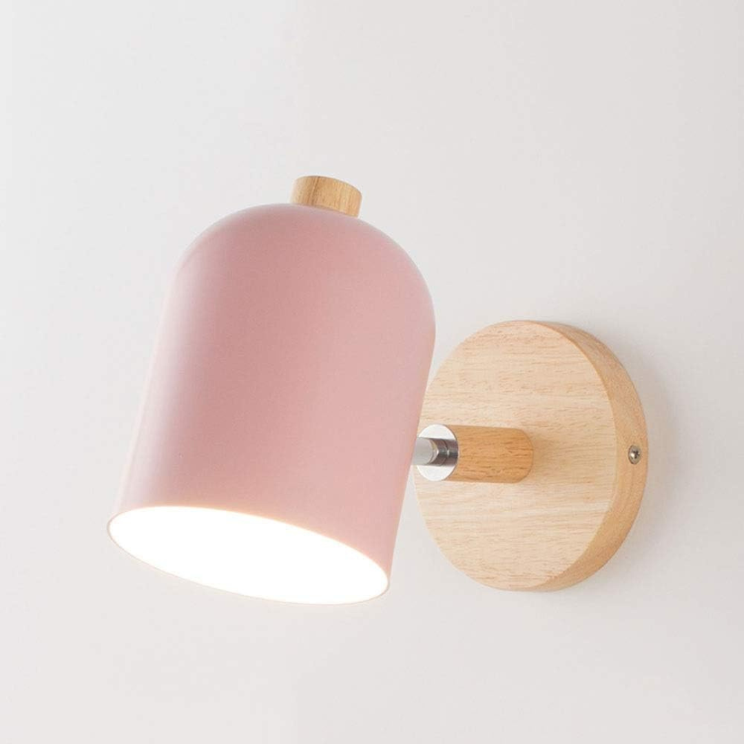 Wooden Wall Lamp – Scandinavian Minimalist Sconce