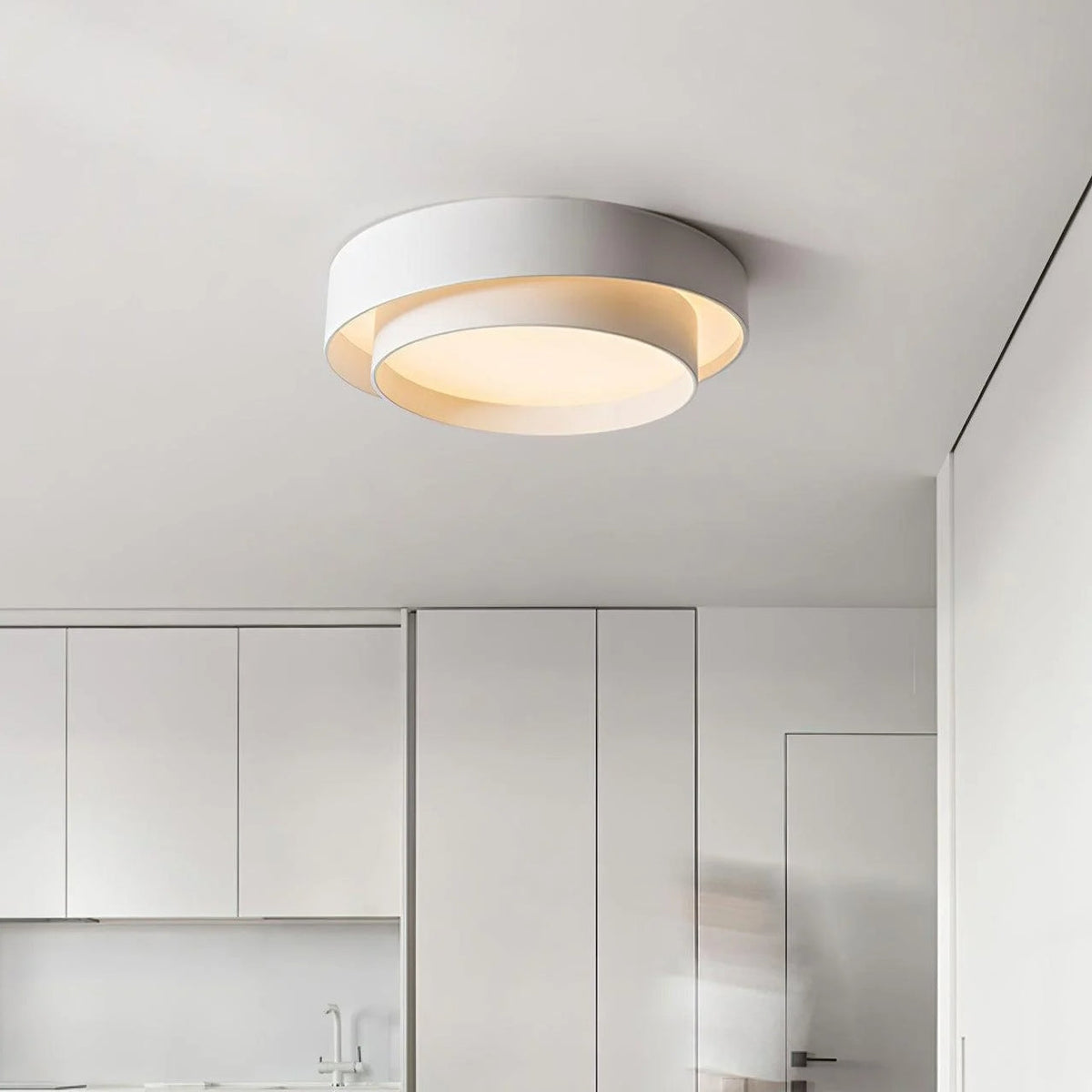 Round LED Ceiling Light – Nordic Minimalist Fixture