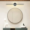 Mirror Wall Light – Black & Gold LED Sconce