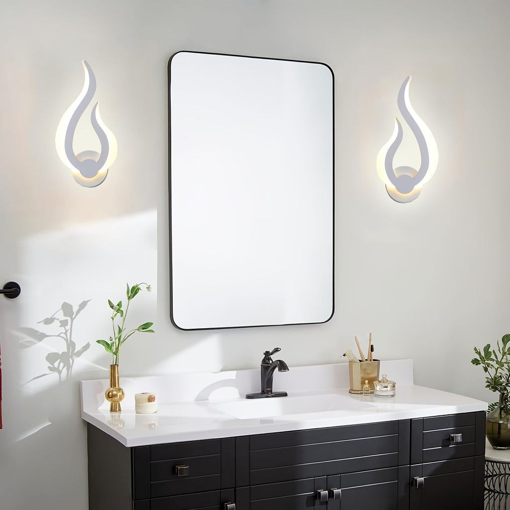 Flame LED Wall Light – 10W Warm White Sconce