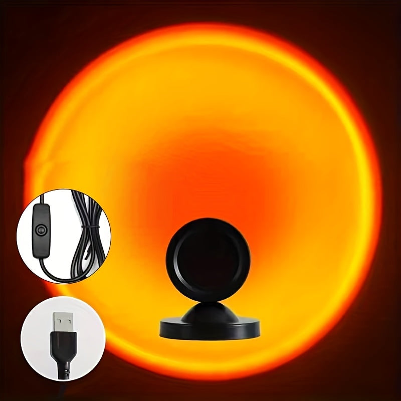 Sunset Projection Lamp – USB Ambient Mood Light