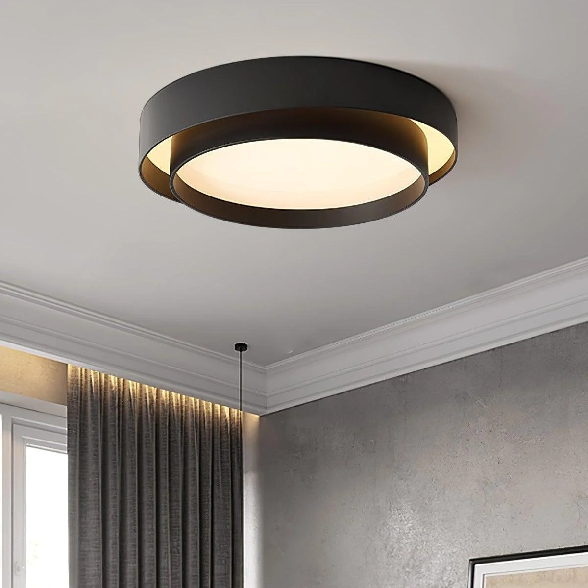 Round LED Ceiling Light – Nordic Minimalist Fixture