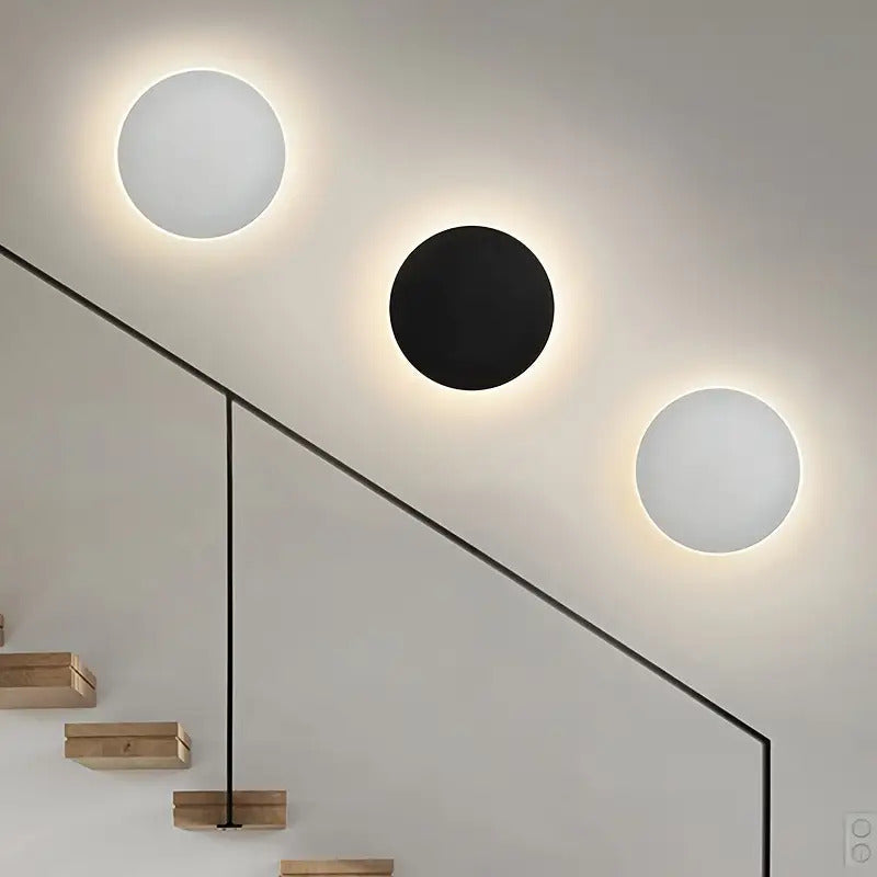 Round LED Wall Light – Nordic Minimalist Sconce
