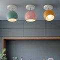Macaron Ceiling Light – Round Aluminium Fixture