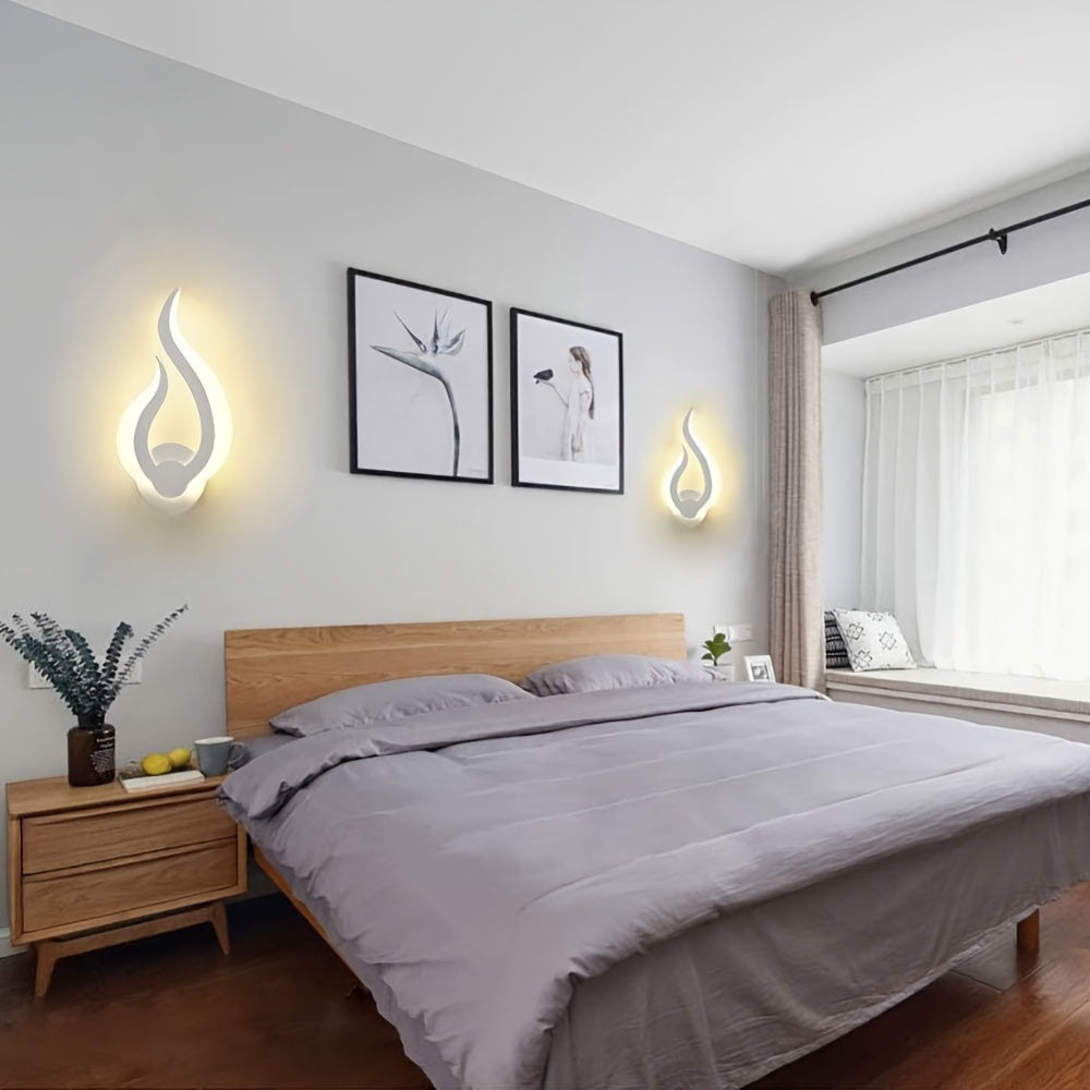 Flame LED Wall Light – 10W Warm White Sconce