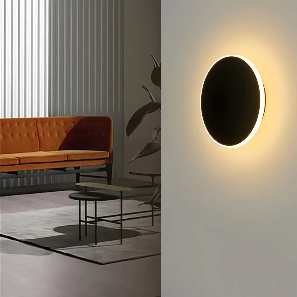 Round LED Wall Light – Nordic Minimalist Sconce