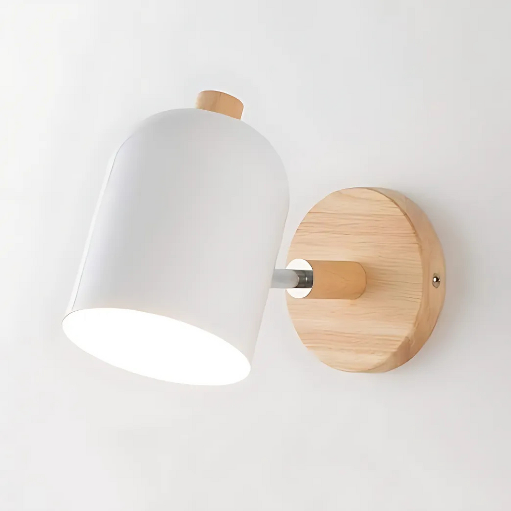 Wooden Wall Lamp – Scandinavian Minimalist Sconce