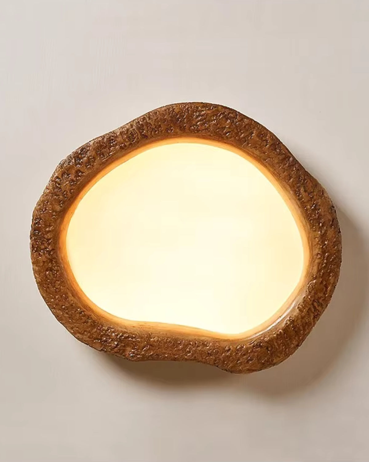 Wood Ceiling Light – Rustic LED Flush Mount