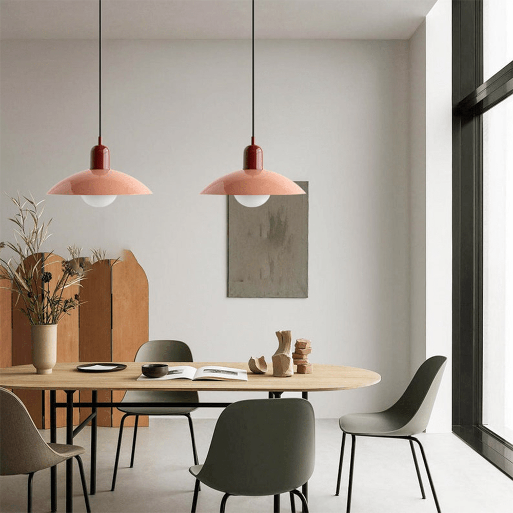 Macaron Pendant Light – Colourful Bauhaus Ceiling Lamp