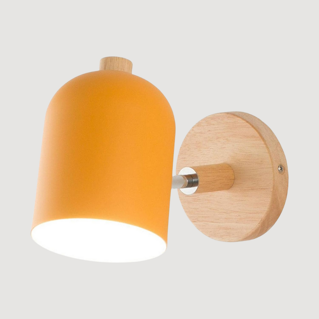 Wooden Wall Lamp – Scandinavian Minimalist Sconce