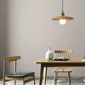 Solid Wood Pendant Light – Scandinavian Ceiling Lamp