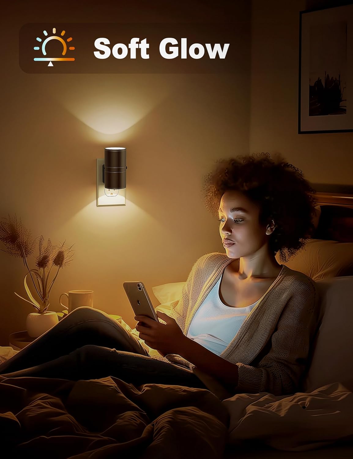 LED Night Light – Smart Dimmable Plug-In Lamp