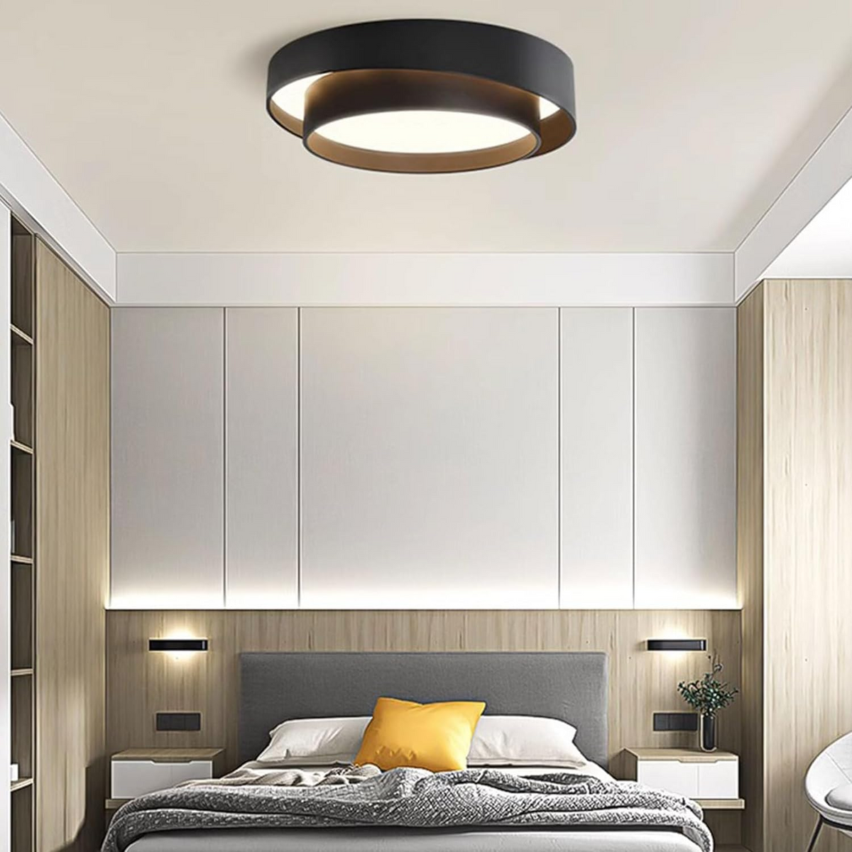 Round LED Ceiling Light – Nordic Minimalist Fixture