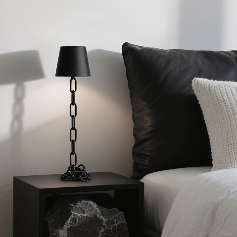 Chain-Link Table Lamp – Rechargeable Touch LED Light