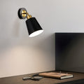 Metal Wall Sconce – Adjustable Bedroom Reading Lamp