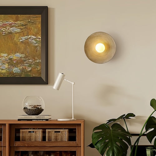 Wood Wall Sconce – Handcrafted Rustic LED Light