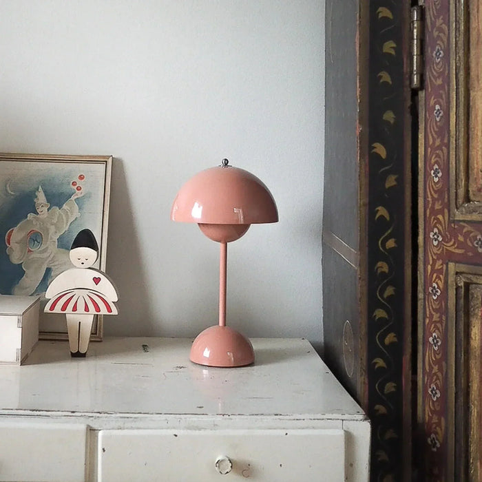 Mushroom LED Table Lamp – Rechargeable Touch Night Light