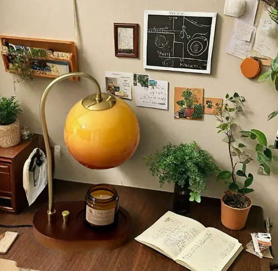 Candle Warmer Table Lamp – Adjustable Flameless Wax Melter